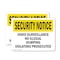 Signmission Video Surveillance No Illegal Dumping Violators OSHA Security Notice Sign, Plastic, 14inx10in, 2PK OS-2PACK-SN-P-1014-L-11691 - alternate 1